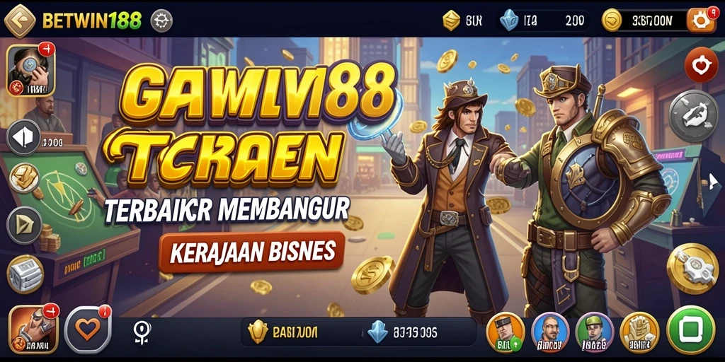Tampilan gameplay BETWIN188 dengan berbagai jenis bisnis yang menarik.