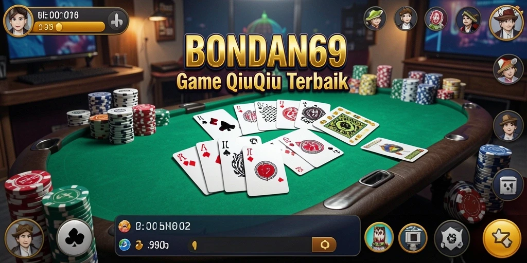 Tampilan gameplay QiuQiu yang menarik dan seru di BONDAN69.