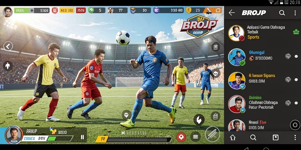 Tampilan gameplay BROJP yang seru dan grafis menakjubkan.