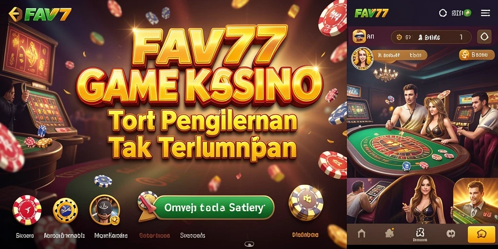 Screenshot utama FAV77 menampilkan gameplay seru di kasino.