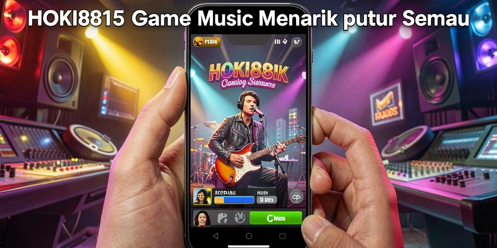 Screenshot gameplay HOKI8815 menampilkan pemain yang asyik bernyanyi.