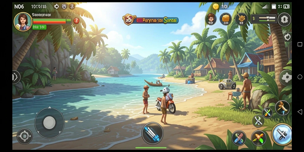 Screenshot N06 menampilkan gameplay santai dan menyenangkan.
