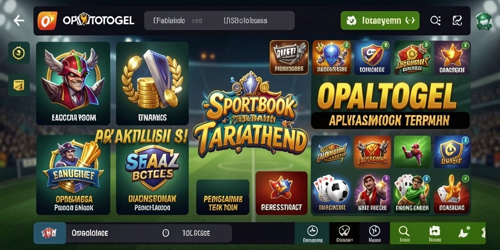 Tampilan gameplay OPALTOGEL yang menarik untuk taruhan sportsbook.