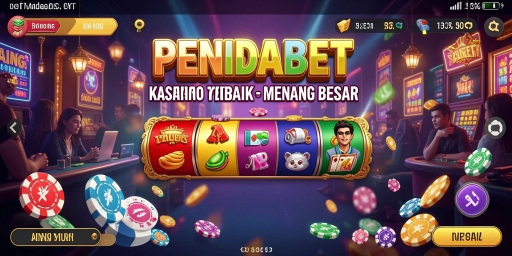 Screenshot utama PENIDABET menunjukkan gameplay Kasino yang menarik.