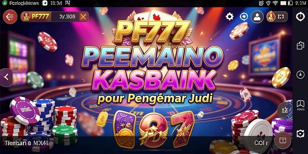 Gameplay seru PF777 dengan beragam permainan Kasino yang mendebarkan.