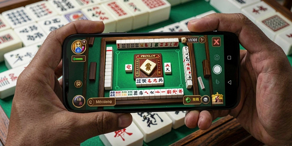 Tampilan gameplay mendebarkan di PROSLOT Mahjong.