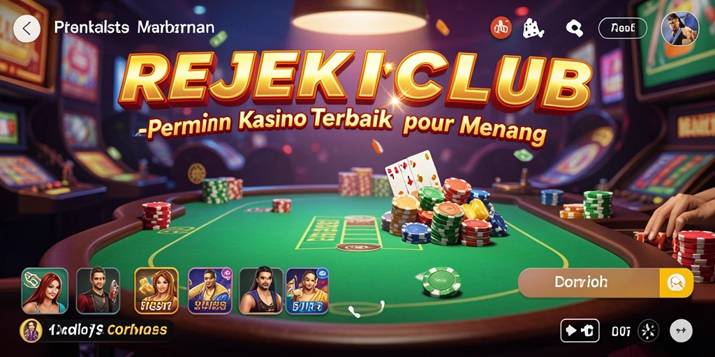 Tampilan menarik dari gameplay seru REJEKICLUB