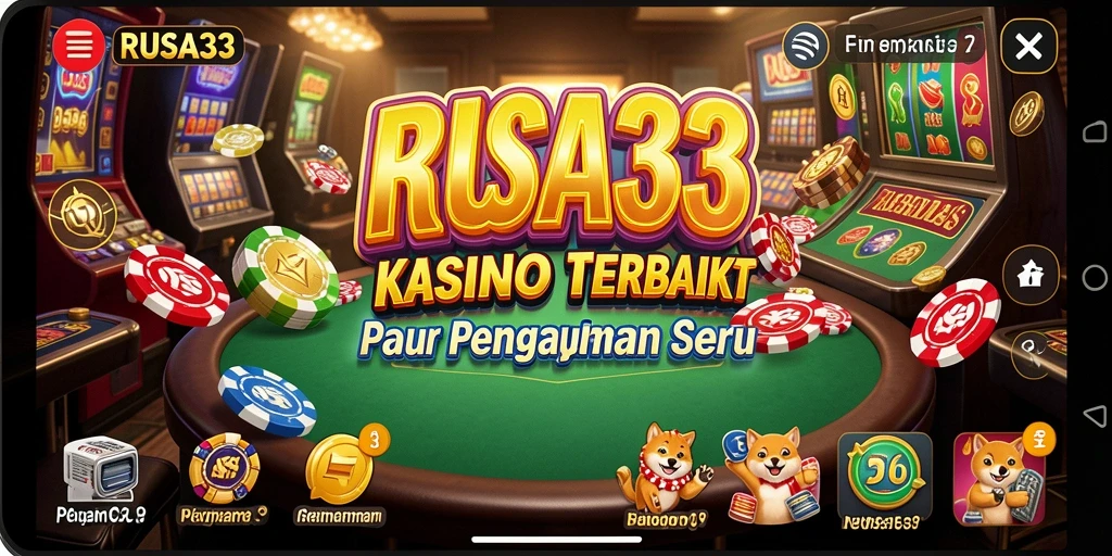 Screenshot gameplay RUSA33 yang menampilkan suasana kasino yang nyata.