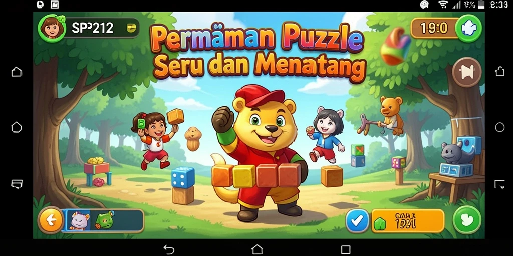 Tampilan gameplay SP212 yang menantang dan menarik.