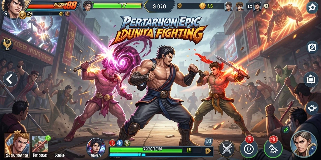 Tampilan memukau dari pertarungan dalam SUPER88.