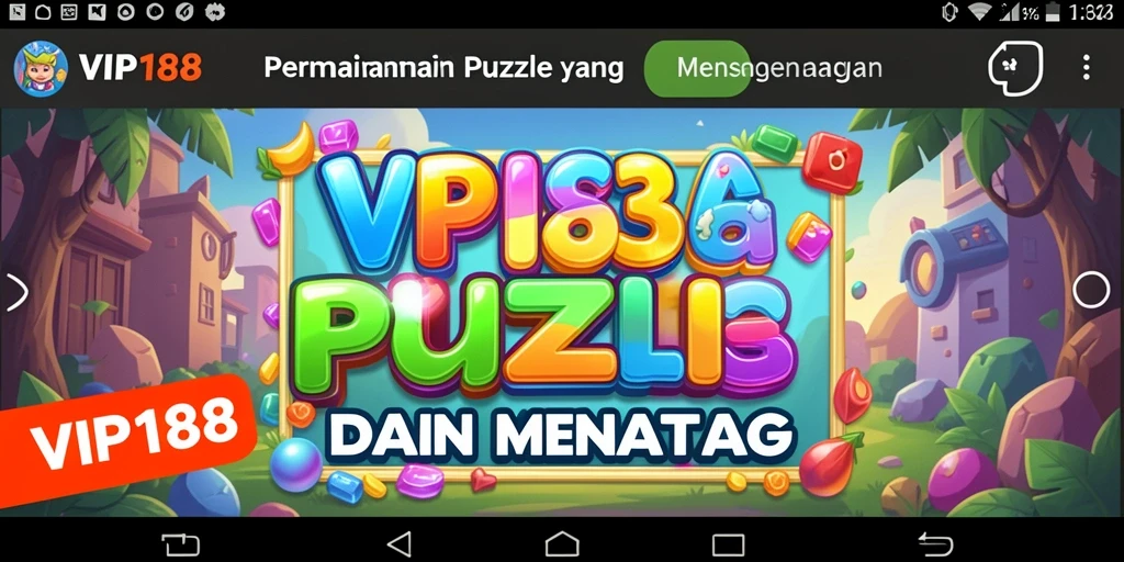 Tampilan gameplay <strong>VIP188</strong> yang menantang di dalam game Puzzle.