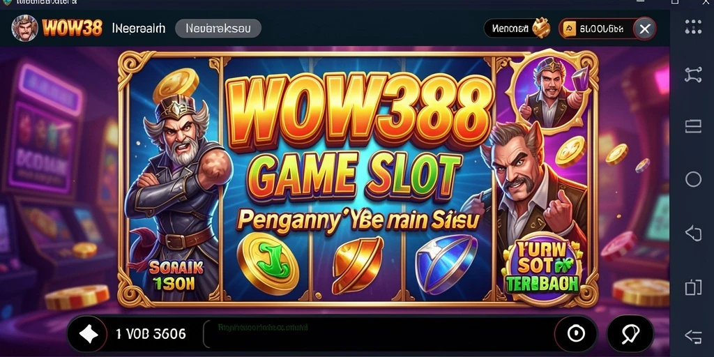 Tangkapan layar WOW388 menampilkan gameplay Slot yang mendebarkan dan penuh warna.